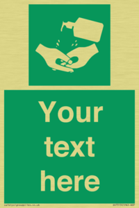 Custom Safe Condition Hand sanitiser